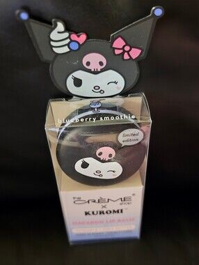 The Crème Shop Kuromi Macaron Lip Balm Blueberry Smoothie New In Package